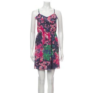 Alice & Olivia Floral Silk Dress